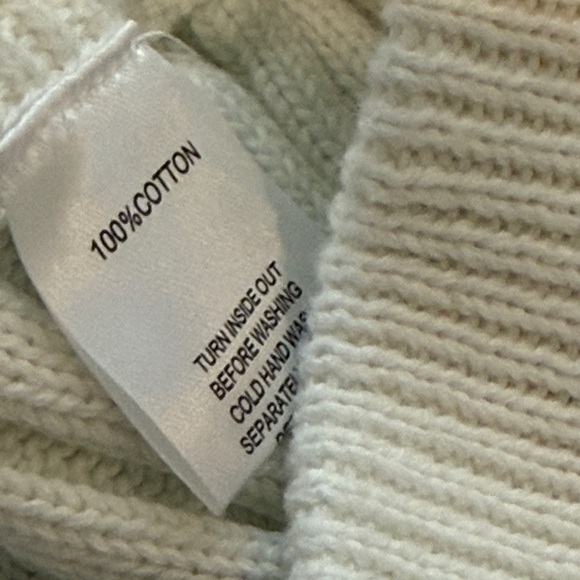 SABO Australia Medium US 6 Stretchy Ribbed Knit Cream Leggings - Picture 9 of 12